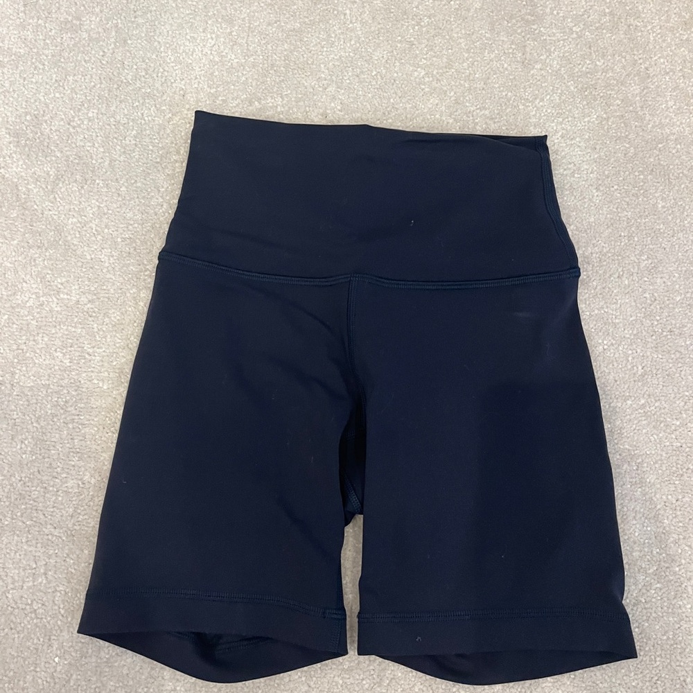 Lululemon Navy Biker Shorts